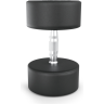 Гантель круглая UNIX FIT PRO обрезиненная 37,5 кг DBRND37_5PBKx2